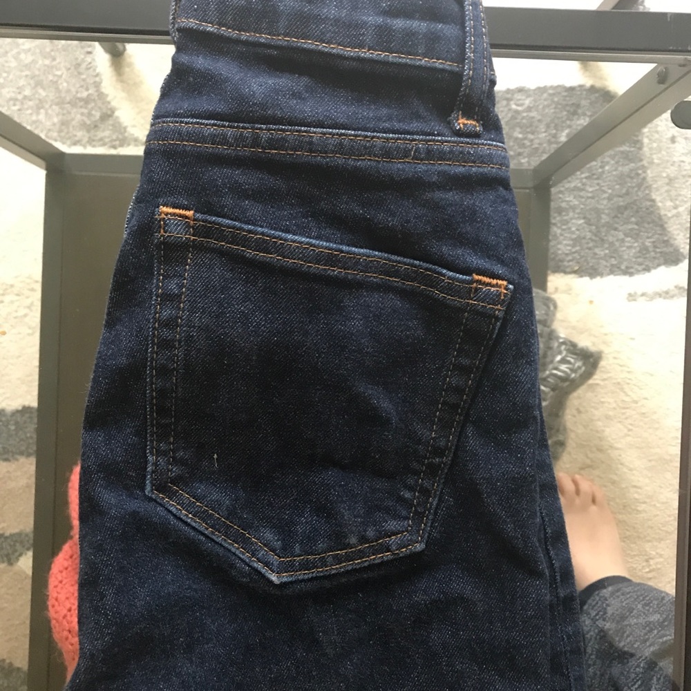 Everlane Skinny Dark Wash High Rise Ankle Jeans